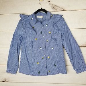 Zara girl blouse